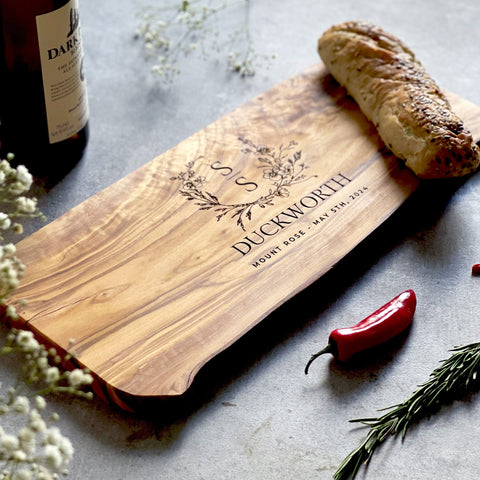Personalised Olive Wood Boards