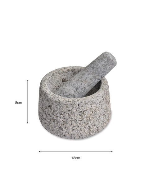 Granite Pestle & Mortar Natural - GardenTrading