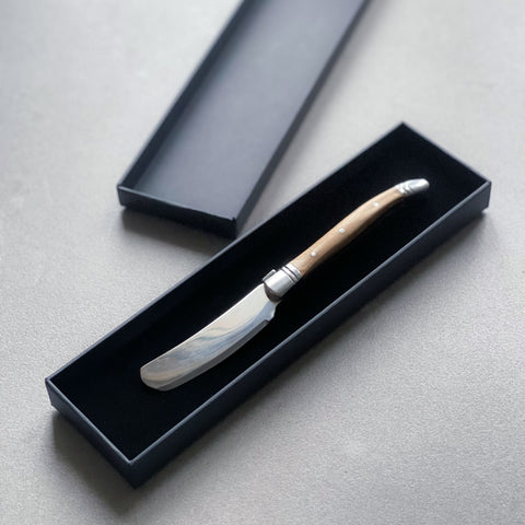 Italian Olive Wood Handle Butter Knife