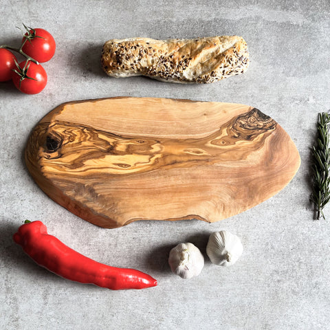 Rustic Oval Olive Wood Cheese/Chopping Board