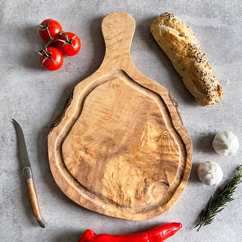 Rustic Olive Wood Carving Board