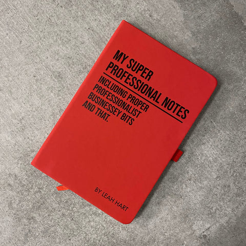 Personalised "Super Professional" Notepad