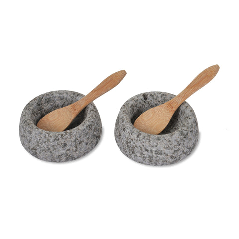 Granite Salt & Pepper Pots - GardenTrading