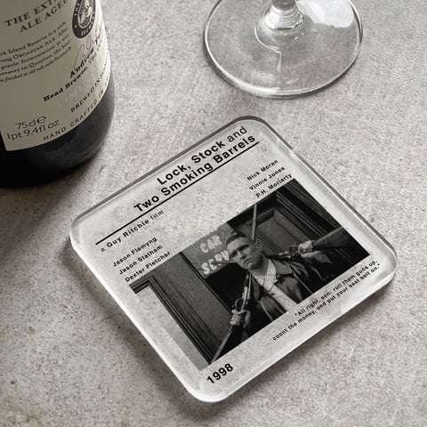 Lock, Stock and Two Smoking Barrels Acrylic Movie Coaster