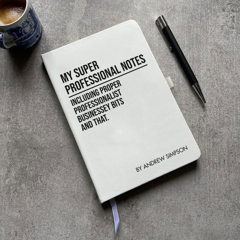 Personalised "Super Professional" Notepad