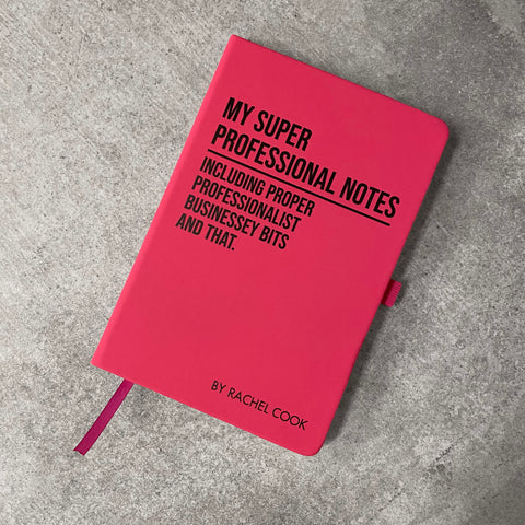 Personalised "Super Professional" Notepad