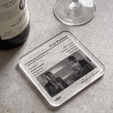Pulp Fiction Movie Poster Acrylic Coaster