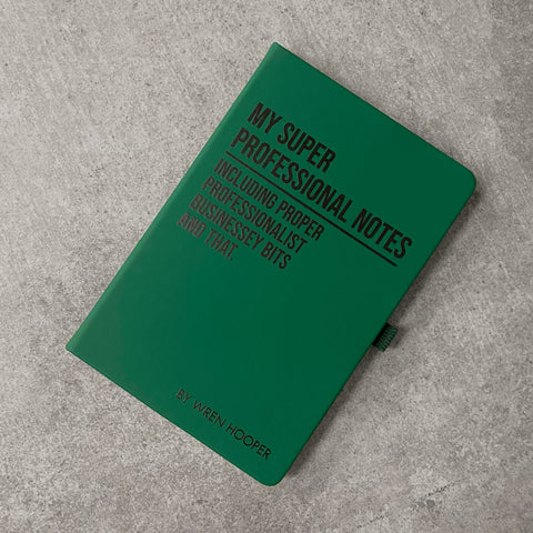 Personalised "Super Professional" Notepad