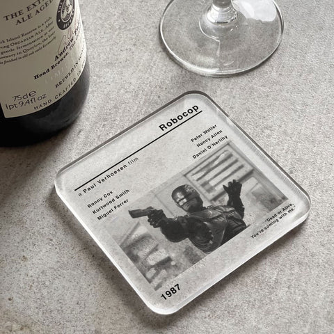 Robocop Movie Poster Acrylic Coaster