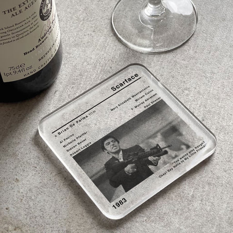 Scarface Movie Poster Acrylic Coaster
