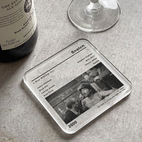Snatch Movie Poster Acrylic Coaster