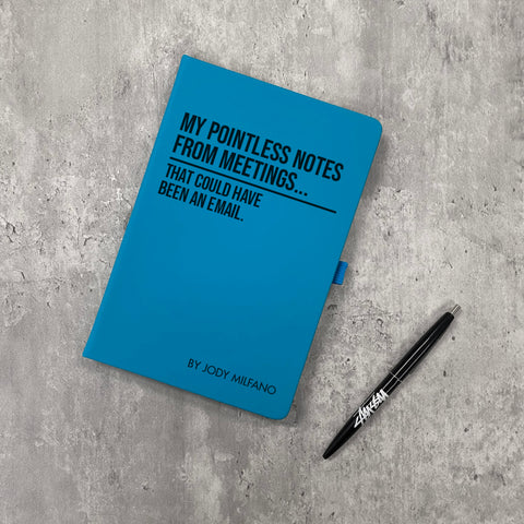 Personalised "Pointless Notes From Meetings" Notepad