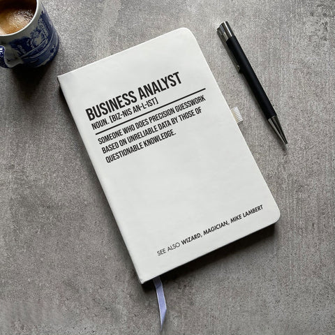 Personalised "Business Analyst" Notepad