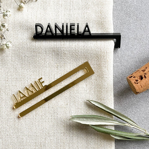 Wedding Place Setting / Napkin Name Tags
