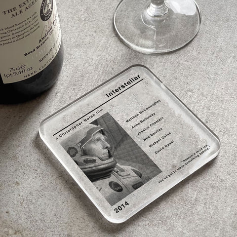 Interstellar Acrylic Movie Coaster