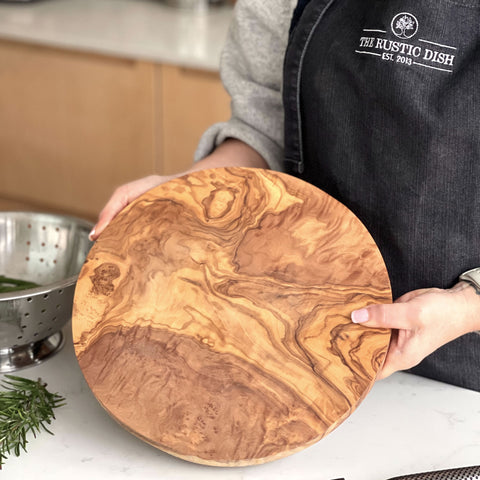 Olive Wood Round Chopping/Cheese Board