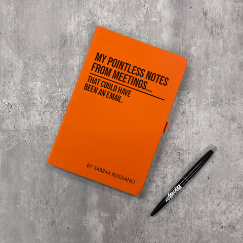 Personalised "Pointless Notes From Meetings" Notepad
