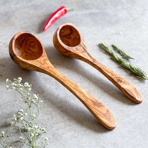 Olive Wood Traditional Ladle