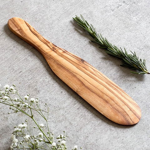 Traditional Olive Wood Pancake/Omelette Spatula