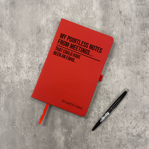 Personalised "Pointless Notes From Meetings" Notepad