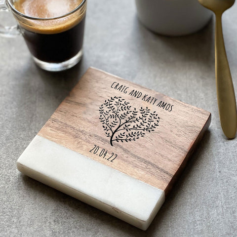 Personalised Coffee Tea Wine Coaster