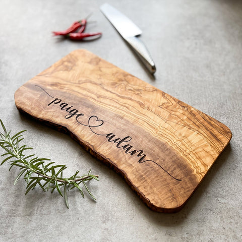 Personalised Wedding Anniversary Cheeseboard Gift