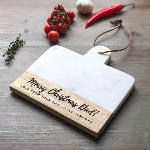 Personalised Marble Cheese Board