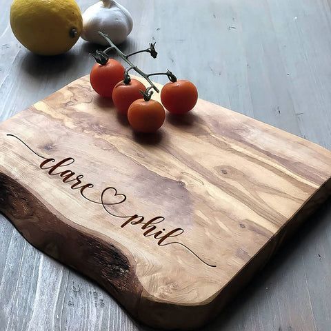 Personalised Wedding Anniversary Cheeseboard Gift