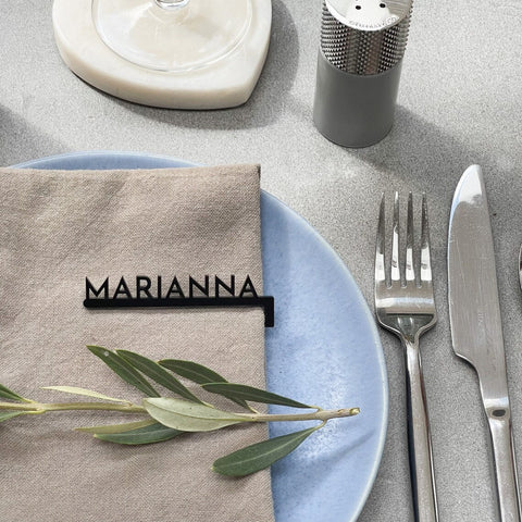 Wedding Place Setting / Napkin Name Tags