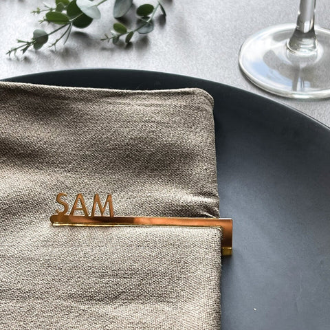 Wedding Place Setting / Napkin Name Tags