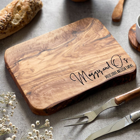 Personalised Olive Wood Cheeseboard