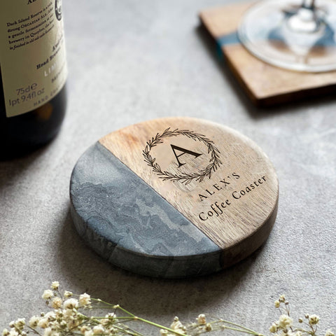 Personalised Marble Drinks Coaster