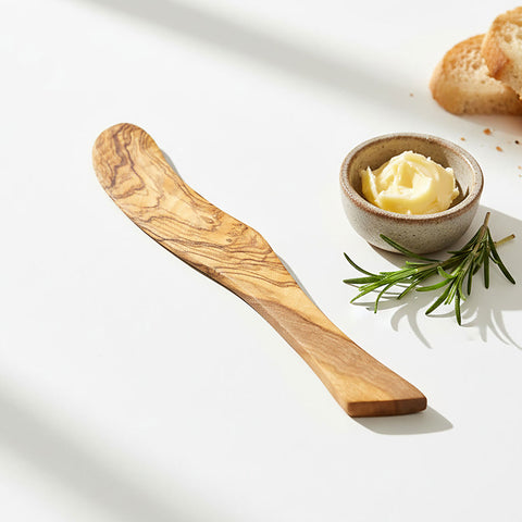 Olive Wood Butter Knife - Length 19cm