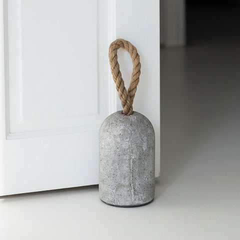 Grey Cement Door Stop
