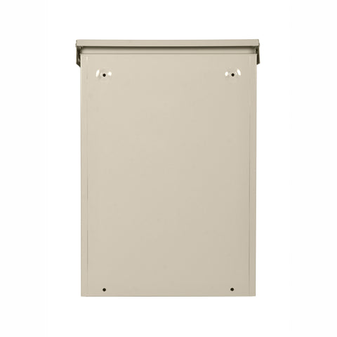 Steel Lockable Post Box - in Cream or Grey