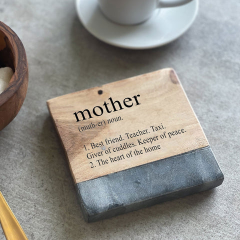 Mother Definition Coaster
